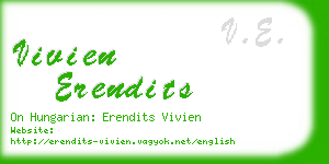 vivien erendits business card